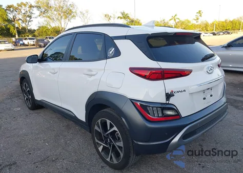 2022 Hyundai Kona Limited из США, поврежденный, VIN KM8K53A39NU818357